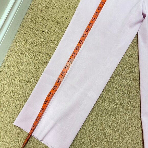 Vintage High-Waisted Zipper Button Trousers Lavender Pink - Picture 7 of 9